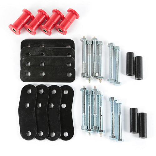 Suspension Leaf Spring Shackle Kit, Rear | Rugged Ridge | 18265.22 | Fits 1987-1995 Jeep Wrangler YJ