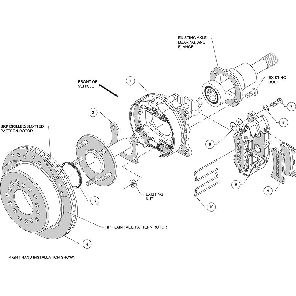 P-Brake Kit, Drilled FDP-LP 11.00"