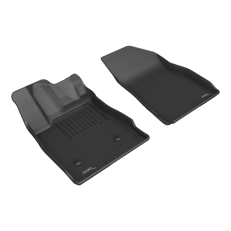 MAXpider 3D Custom Fit Kagu Floor Mat (Black) Compatible with Buick Envista 2024-2026 / Chevrolet Trax 2024-2026 - Front Row