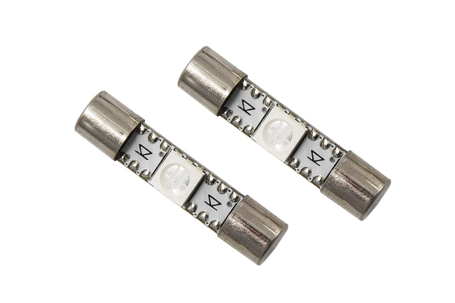 28mm Diode Dynamics SMF1 LED Bulbs (Pair), Green