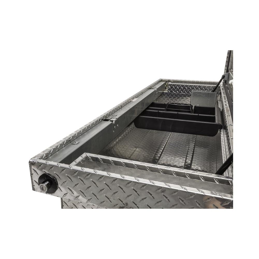 Black Aluminum JOBOX Single Lid Fullsize Crossover Truck Box PAC1580002
