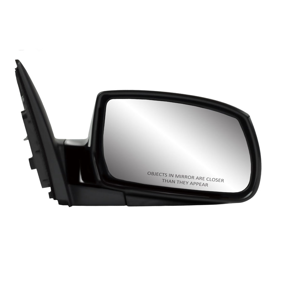 Fit System Side Mirror Passenger for Hyundai Tucson, Textured Black w/PTM Cover, Type 2, Foldaway, Power