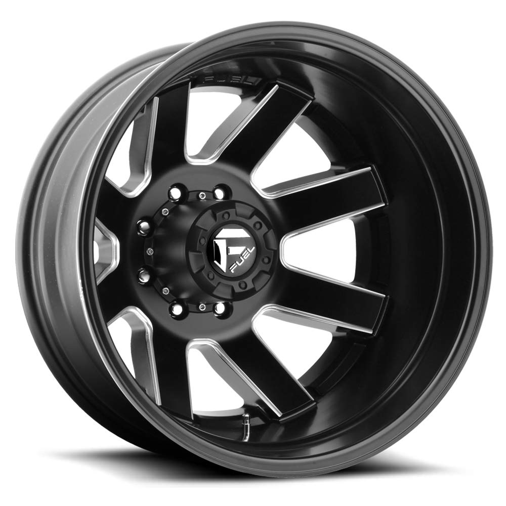 1PC Fuel D538 MAVERICK 24x8.25, Bolt Pattern: 8x200/, Offset: -176, MATTE BLACK MILLED, set of