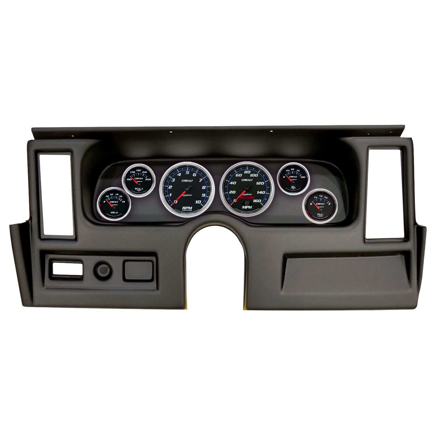 AutoMeter Dash Kit Direct Fit, (3 3/8" X2, 2 1/16" X4), Chevrolet Nova 77-79, Cobalt (2916-05)
