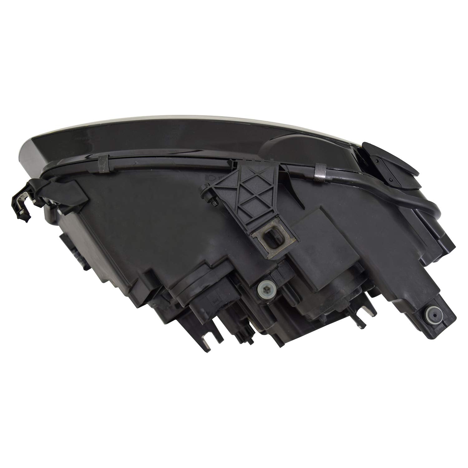 Right TYC Headlight Assembly Compatible with 2009-2012 Audi A4