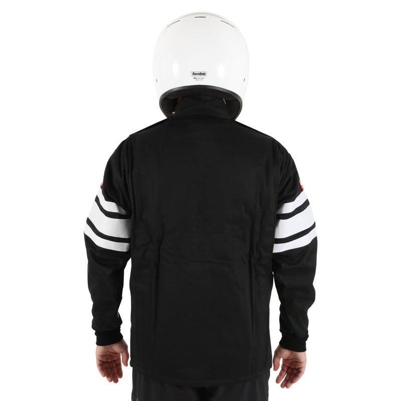 RaceQuip Multi Layer Racing Driver Fire Suit Jacket SFI 3.2A/ 5 Black Small 121002