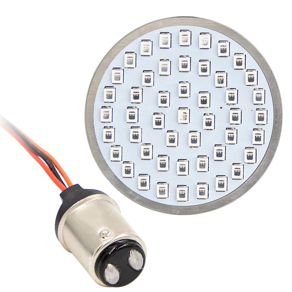 METRA - Red Bullet Style Front 1157 LED Insert - Harley Davidson, Pa (BC-1157RD)
