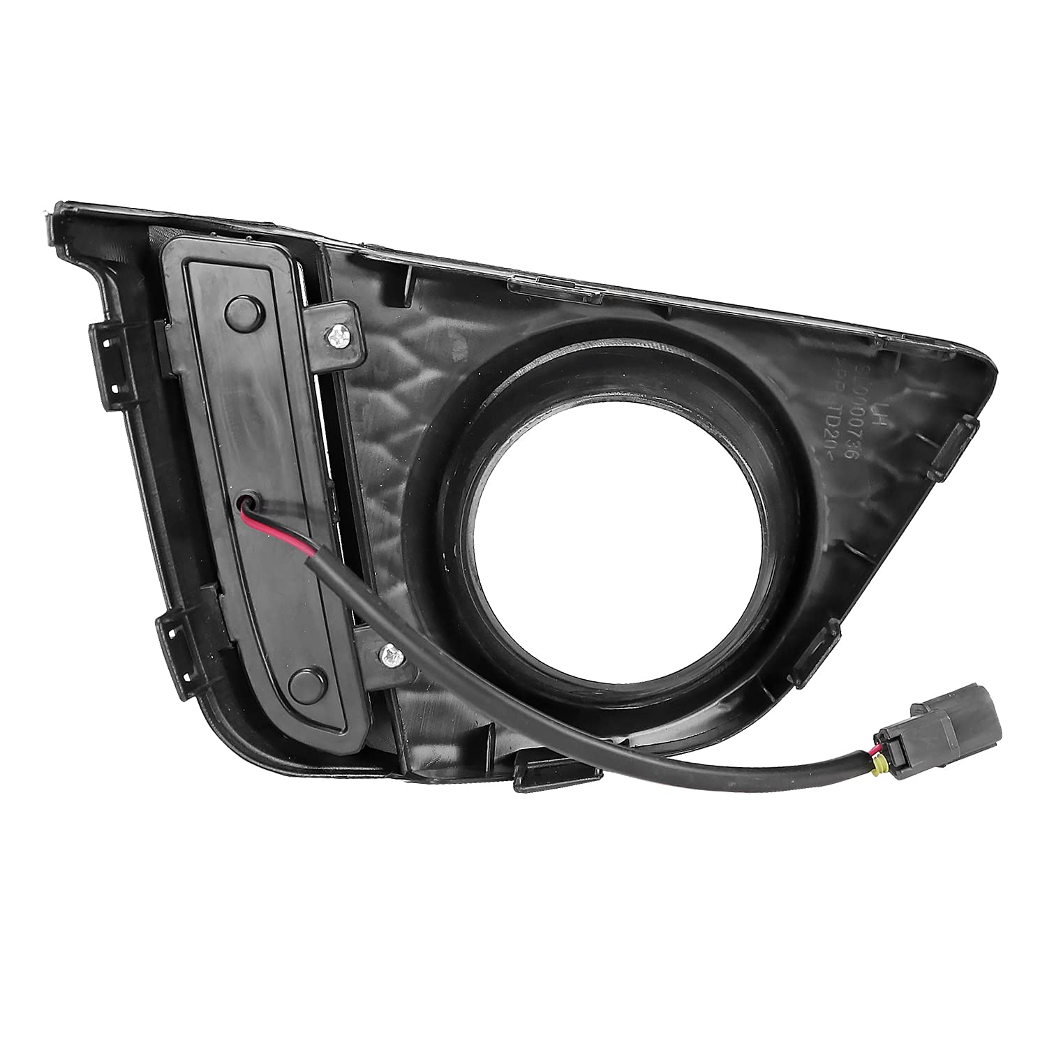 Clear Driving Fog Lights SPEC-D TUNING with LED Strip + Bulbs + Switch Compatible with 2015-2017 Honda Fit L+R Pair Assembly