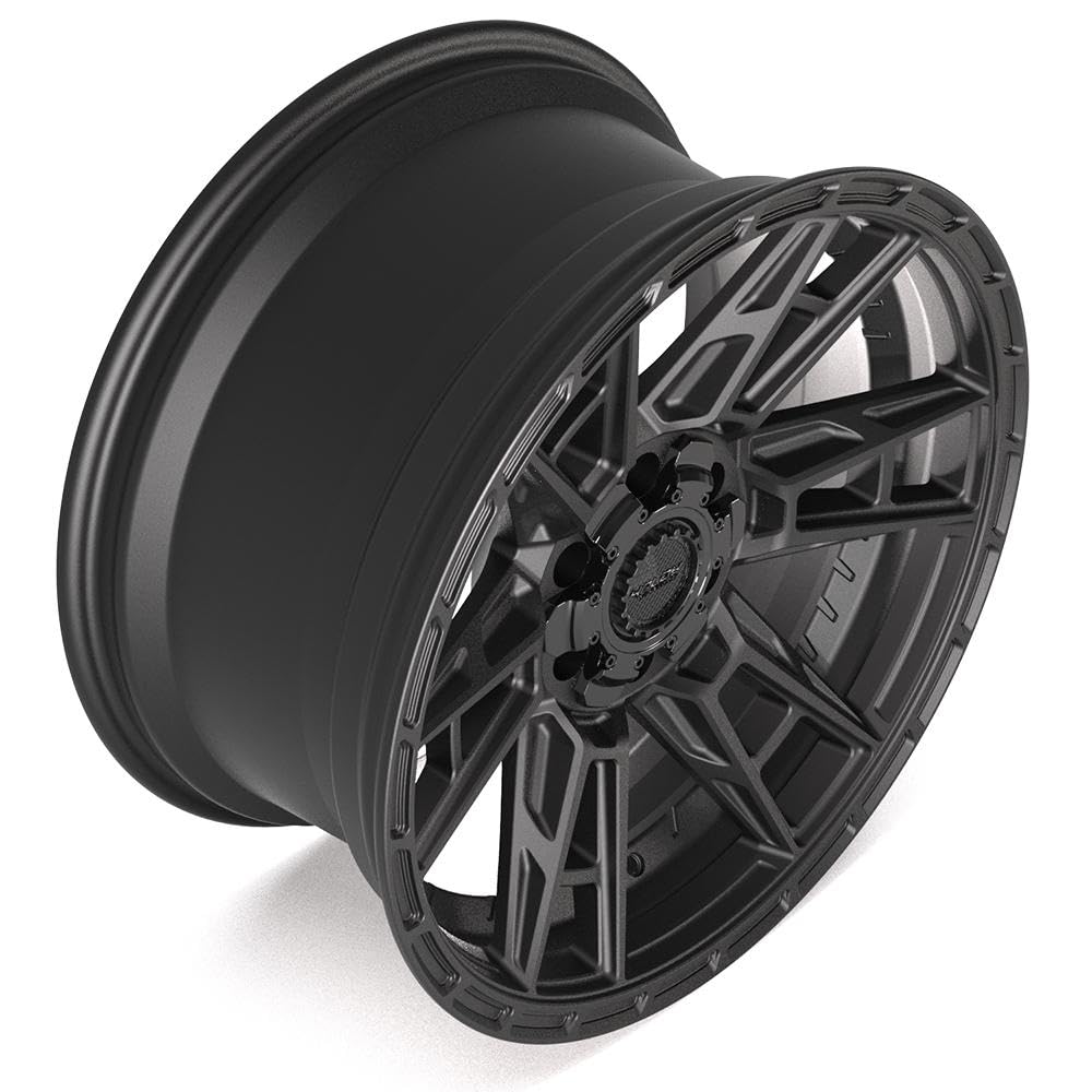 4PLAY 20 Inch Wheels 4PS20 Rim Fits 6x135 & 6x139.7 20x9 Satin Black (1)