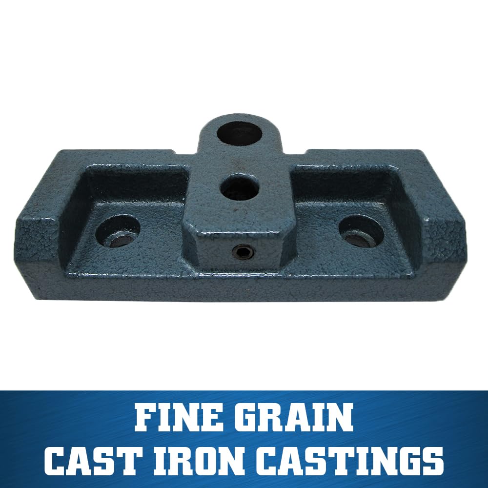 Wilton Drill Press Low-Profile Vise, 8" Jaw Width, 8" Jaw Opening, 2" Jaw Depth (Model LP8)