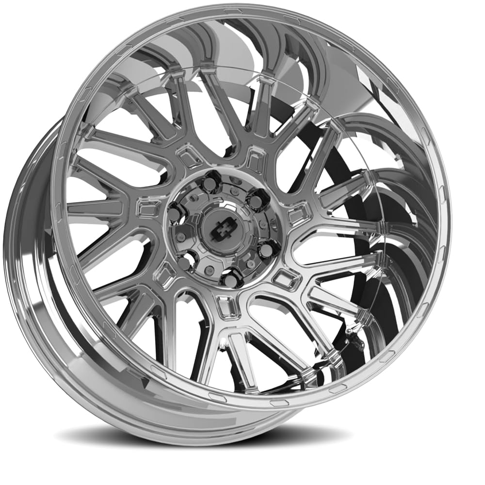 20x12 Vision 404 Brawl 6x135-51mm Chrome Wheel Rim 20" Inch