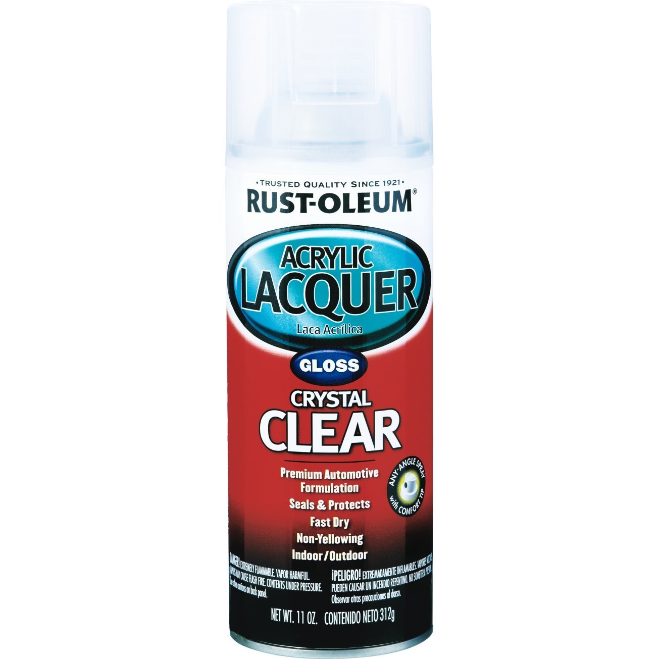 Automotive Lacquer Rust-Oleum Gloss Clear Acrylic Lacquer Spray 12 oz.