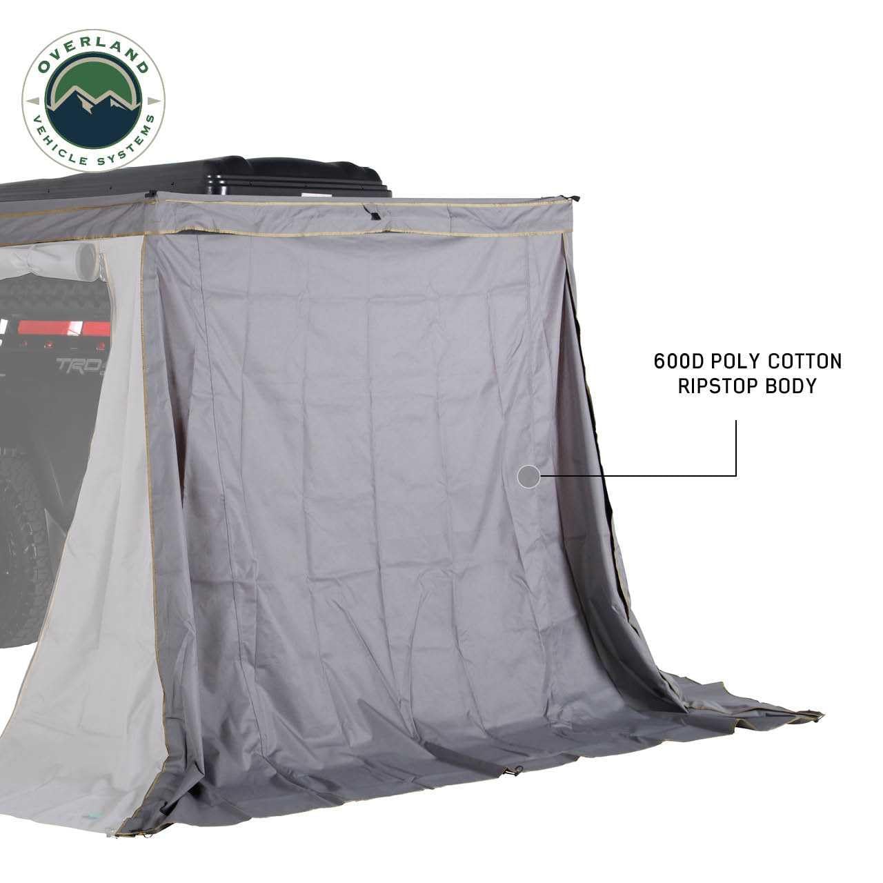 HD Nomadic 270 LTE Awning Wall Drivers Side 3 and 4 | Dark Gray | Awning Sold Separately | 18319909