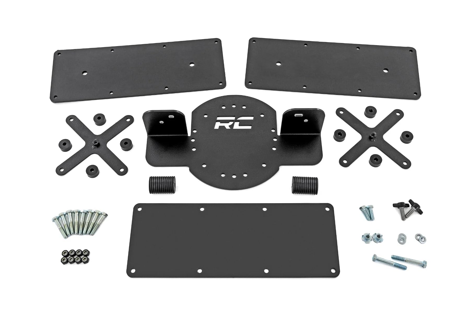 Chainsaw Carrier Rough Country Bed Side Mount for Polaris Ranger/Can-Am Defender - Secure Chainsaw Storage, Bolt-on Install, Fits Up to 18" Chainsaws