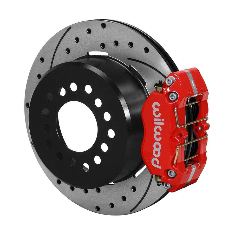 WILWOOD DUST BOOT KIT 140-13205-DR - KIT,REAR,DISC/DRUM,DP-DB,SMALL FORD,2.66 - OFF,1PC .81 ROTOR,DRILLED,RED