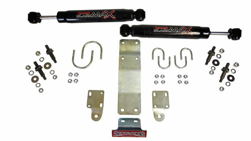 Skyjacker Dual Steering Stabilizer Kit Black Max (Black) - 8204