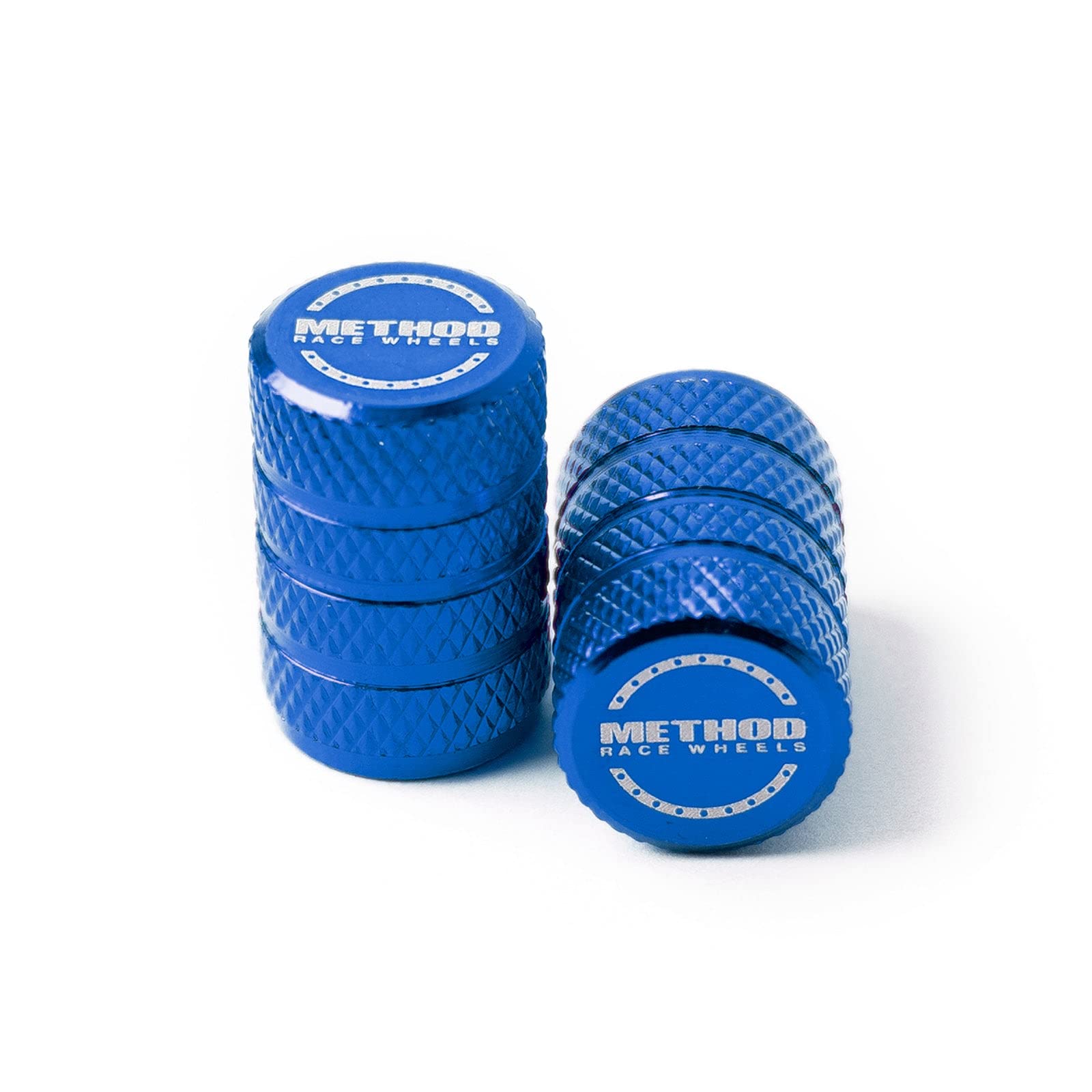 Method Valve Stem Caps, Race Wheels, Blue