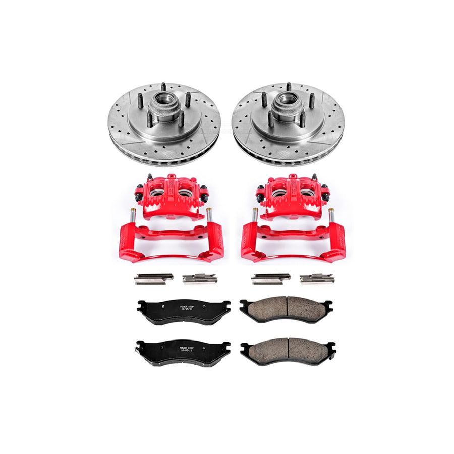 1-Click Performance Brake Kit Power Stop (KC1916) with Calipers