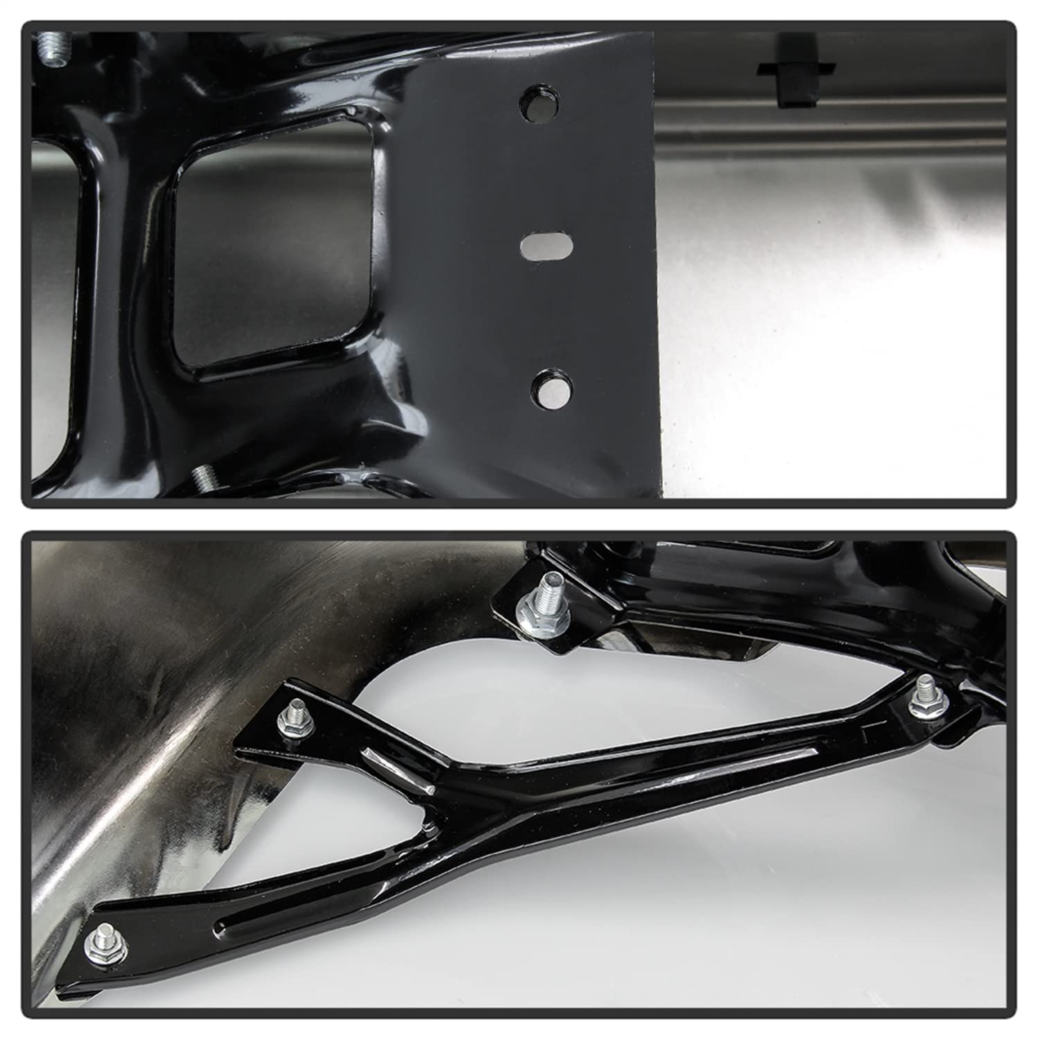 OEM Style Xtune Steel Rear Bumper (RB-DR09-SET-DE-C)