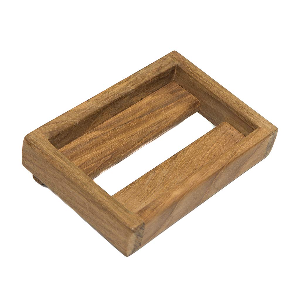 Teak Soap Dish Whitecap
