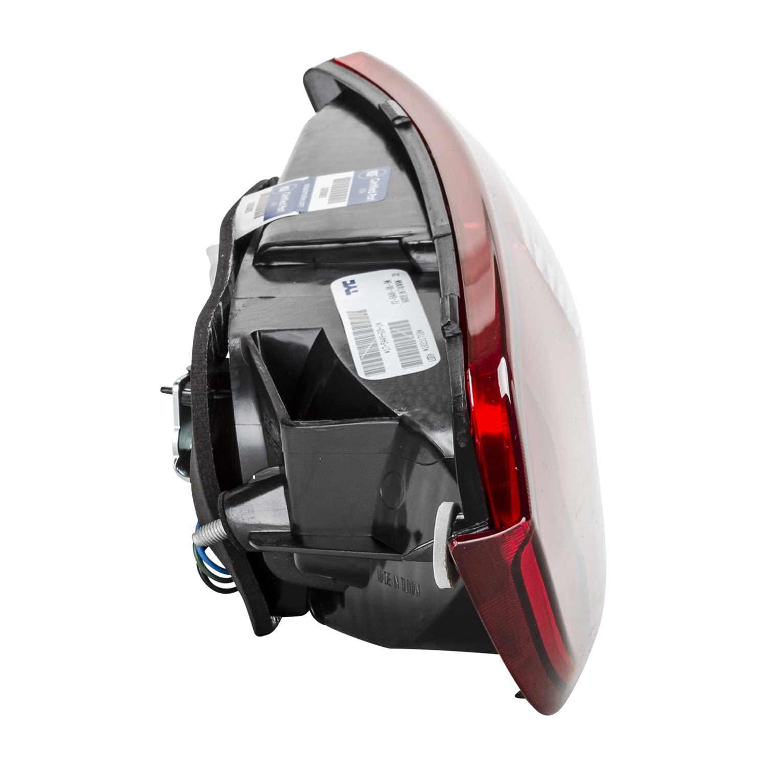 Right TYC Tail Light Assembly Compatible with 2014-2016 Kia Forte