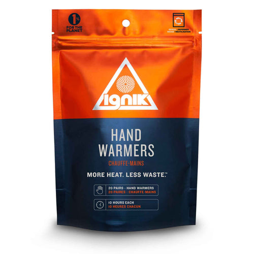 Ignik Multiple-Use Resealable Hand Warmers for 10 Hours of Heat Across 72 Hours, 20 Pairs