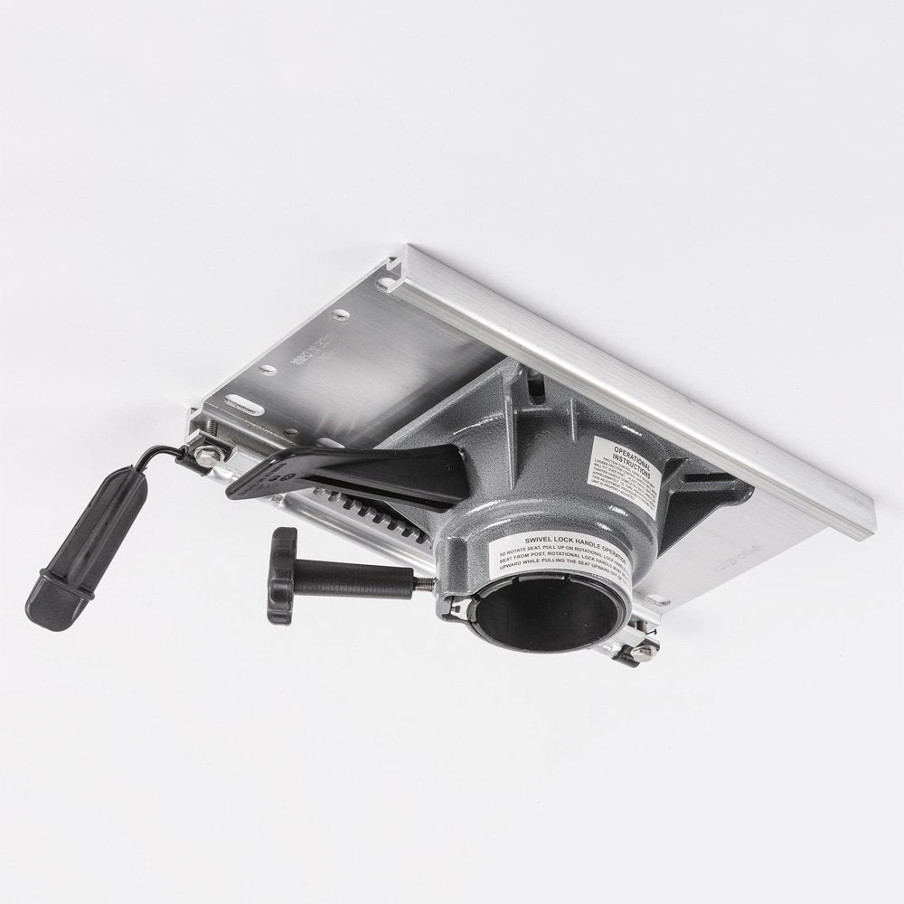 Boat Seat Pedestal Wise 8WP23-15-374, Fixed Height 15", with Seat Slide Seat Mount, Adjustable Travel 5" - Fore & Aft