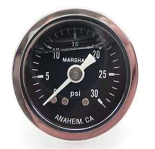 Fuel Pressure Gauge Fragola 900004 (030 Psi Liquid Filled)