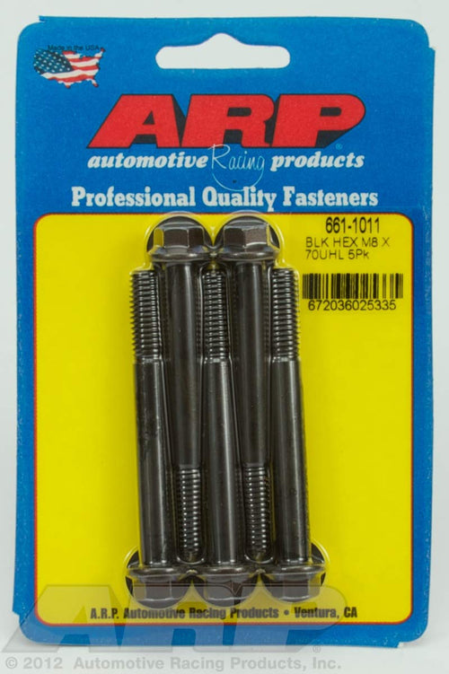 Hex ARP (661-1011) Oxide Bolt, Black