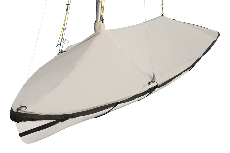 Laser Performance OEM Custom Fit Taylor Made Products 61432A Mast Up Institutional Boat Deck Cover for Club 420