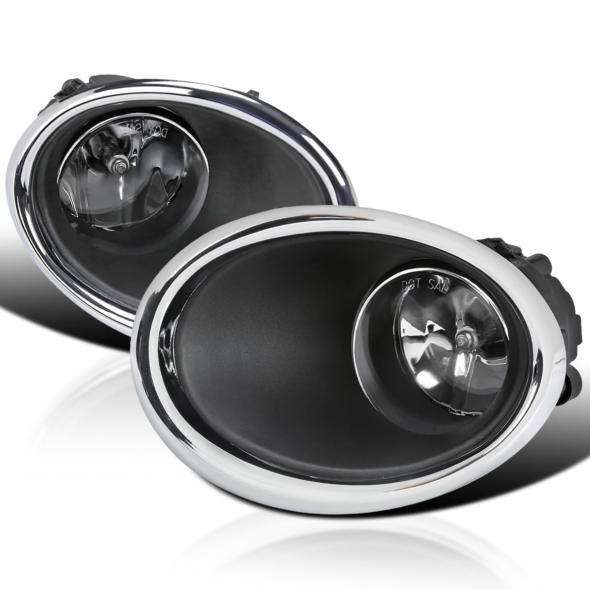 Fog Lights SPEC-D TUNING + H11 Bulbs + Switch Compatible with 2017-2018 Nissan Rogue Sport, L+R Pair Assembly