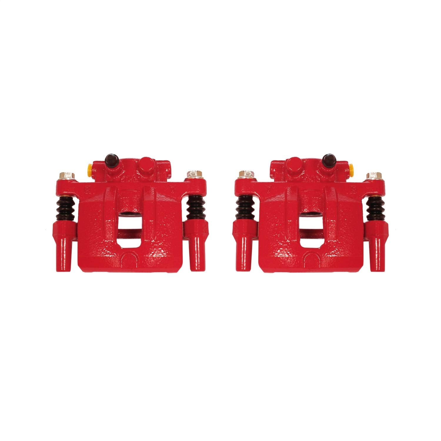 Power Stop Pair of High-Temp Red Powder Coated Rear Calipers For 200, Sebring, Avenger, Caliber, Compass, Compass, Patriot, Lancer, Lancer [Model Specific]