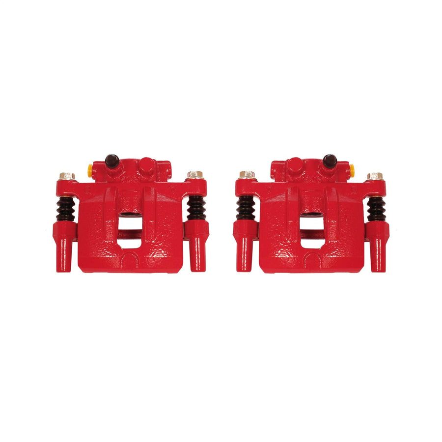 Power Stop Pair of High-Temp Red Powder Coated Rear Calipers For 200, Sebring, Avenger, Caliber, Compass, Compass, Patriot, Lancer, Lancer [Model Specific]