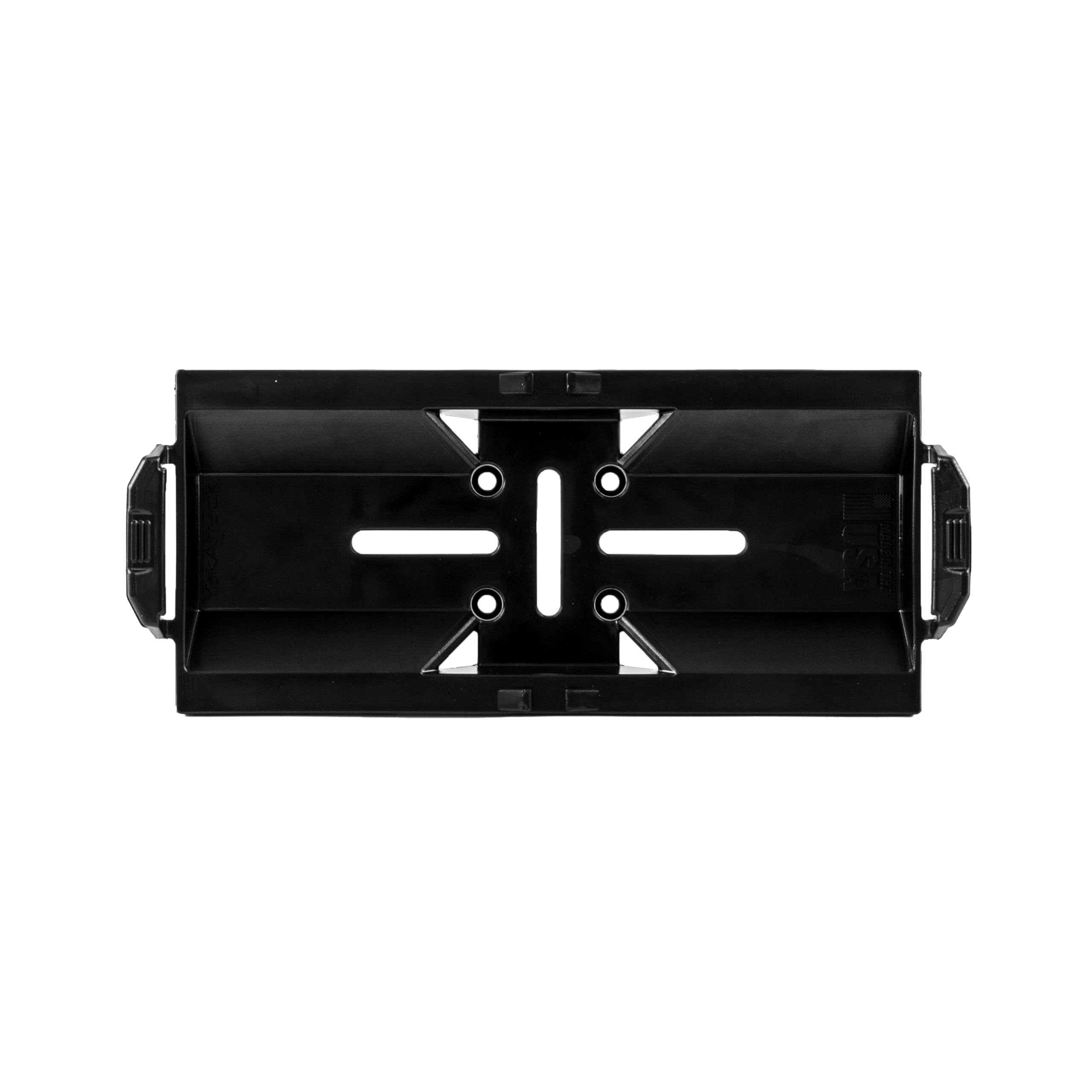 Quick Release YakAttack TracPak Mounting Base | Compatible with Track Mount Storage Boxes | Includes T-Bolt, Knob & Surface Mount Hardware | Micro Adjustment Slots | Made in USA
