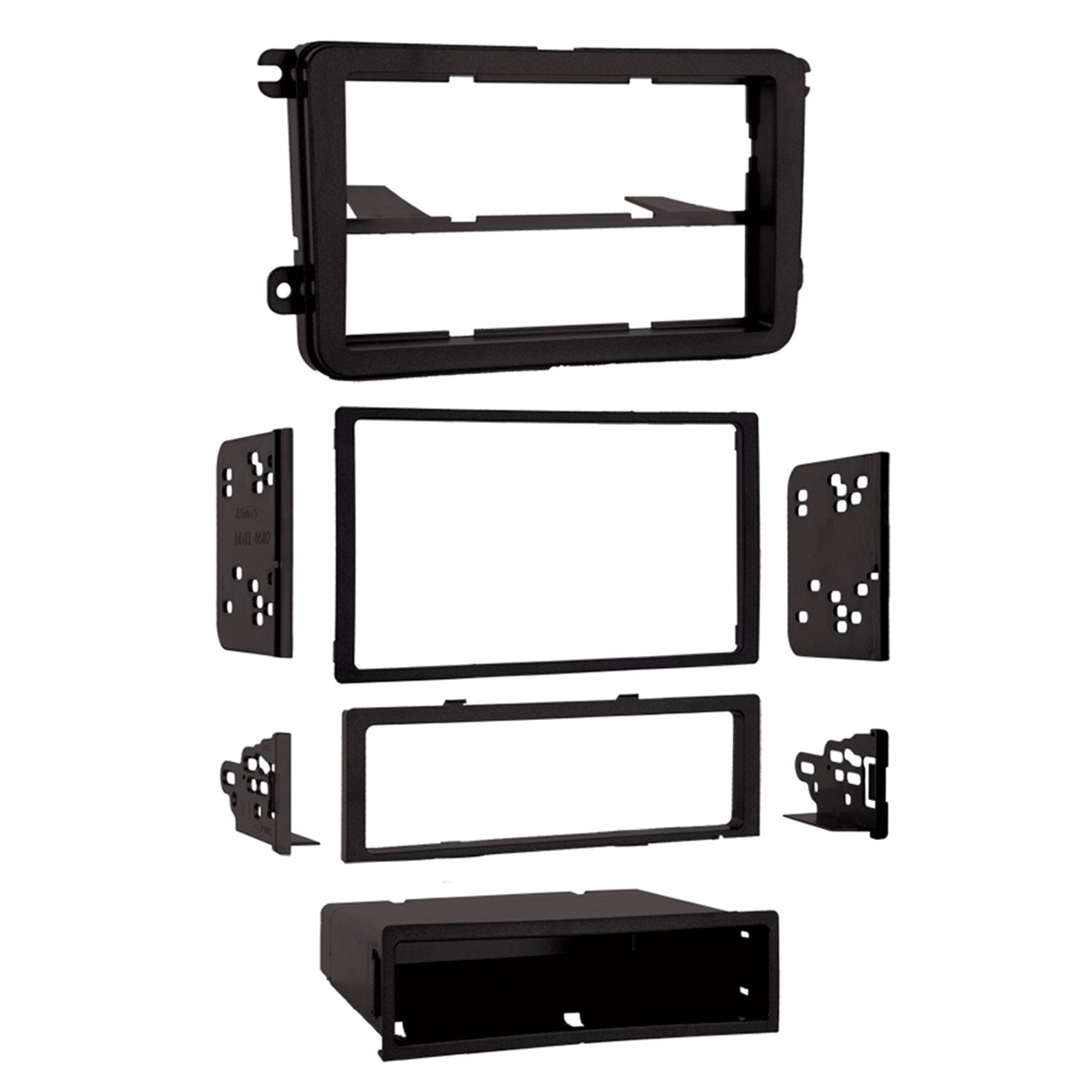 Metra Single DIN Installation Multi-Kit 99-9011 for Select 2005-2009 Volkswagen Vehicles, Black