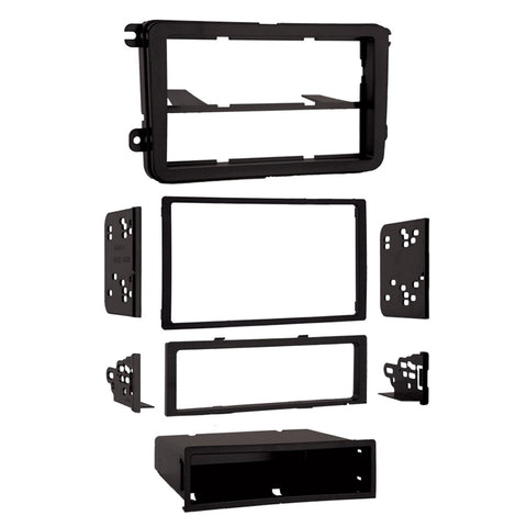 Metra Single DIN Installation Multi-Kit 99-9011 for Select 2005-2009 Volkswagen Vehicles, Black