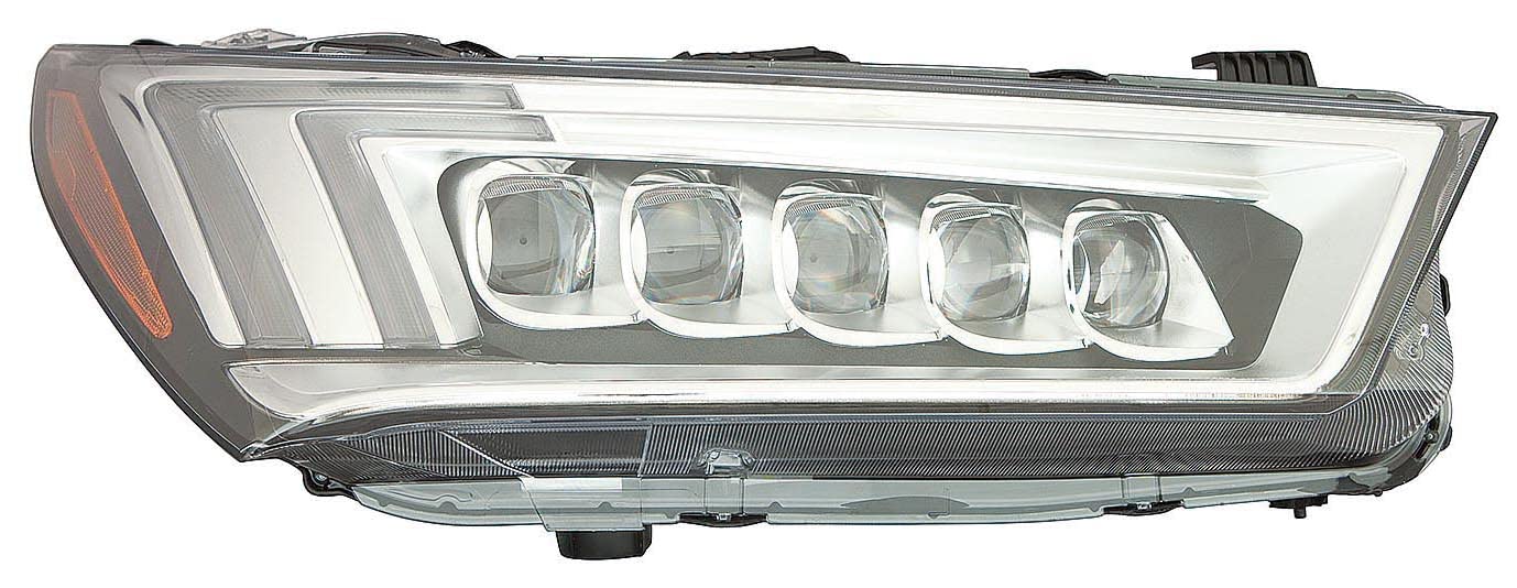 For Acura MDX/Sport Hybrid 17-20 Headlight Full LED without Auto Level Control ADVanCE/Base/ELITE/NAVE/TECH without Logo Passenger Side | DOT Certified 33100-TZ5-A51 | AC2503130 ACK