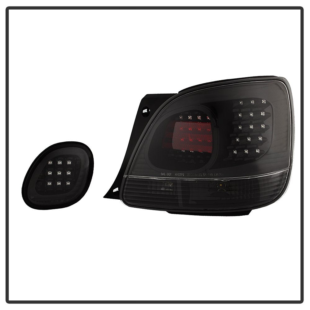 Lexus GS 300/400 98-05 Spyder 5084415 4pcs LED Tail Lights with Trunk Pcs - Black
