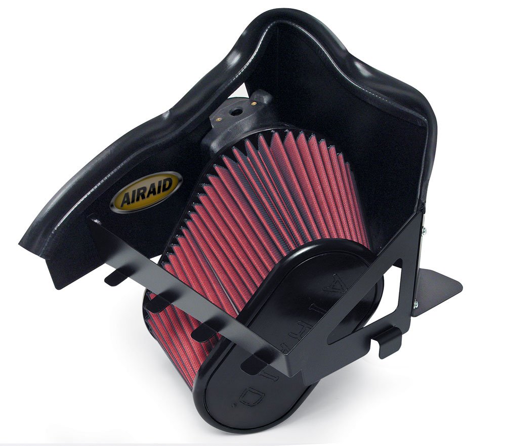 Cold Air Intake System AIRAID by K&N: Increased Horsepower, Cotton Oil Filter: Compatible with 2003-2004 DODGE (Ram 2500, Ram 3500) AIR-300-128