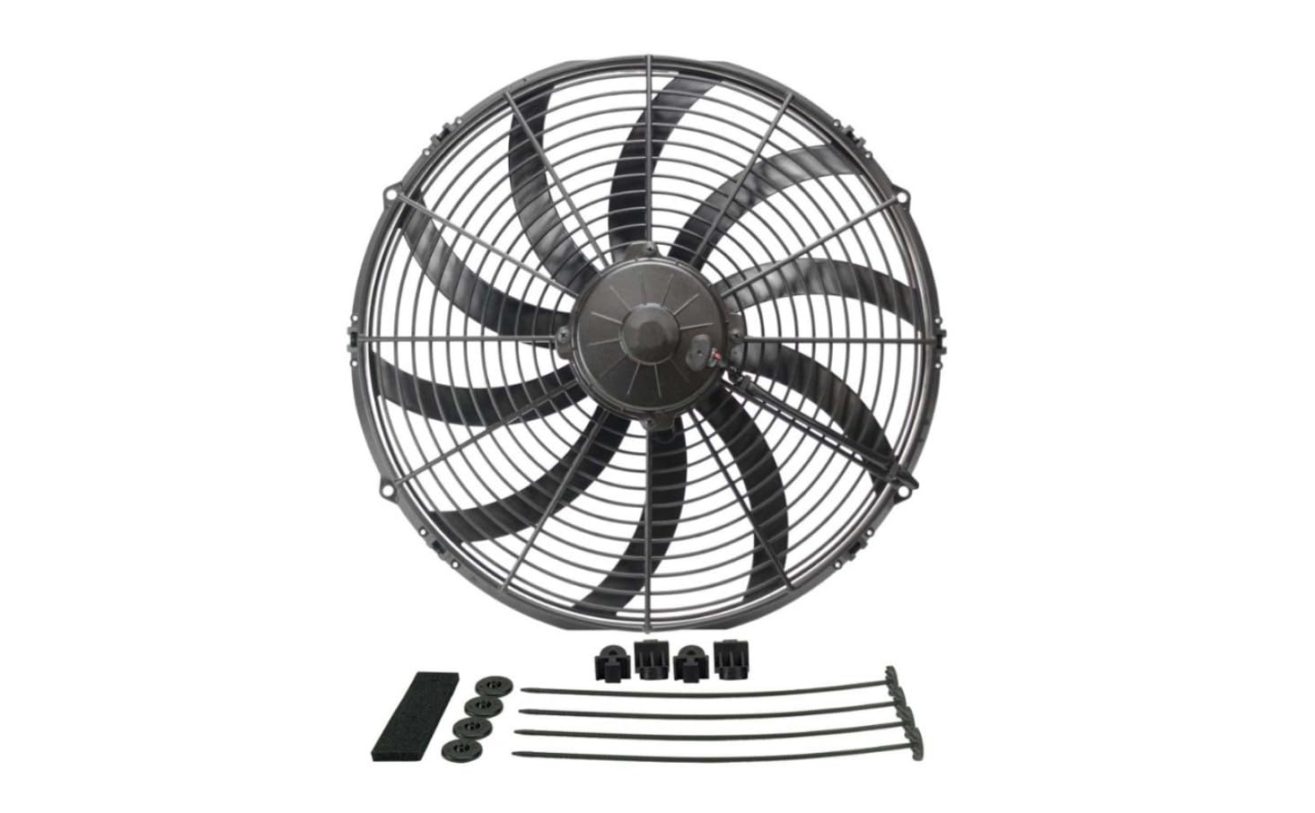 16" Diameter Derale H.O. Extreme Electric Fan, Black