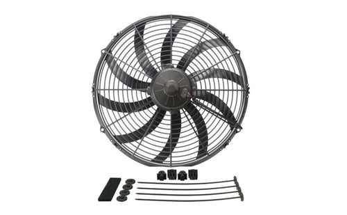 16" Diameter Derale H.O. Extreme Electric Fan, Black