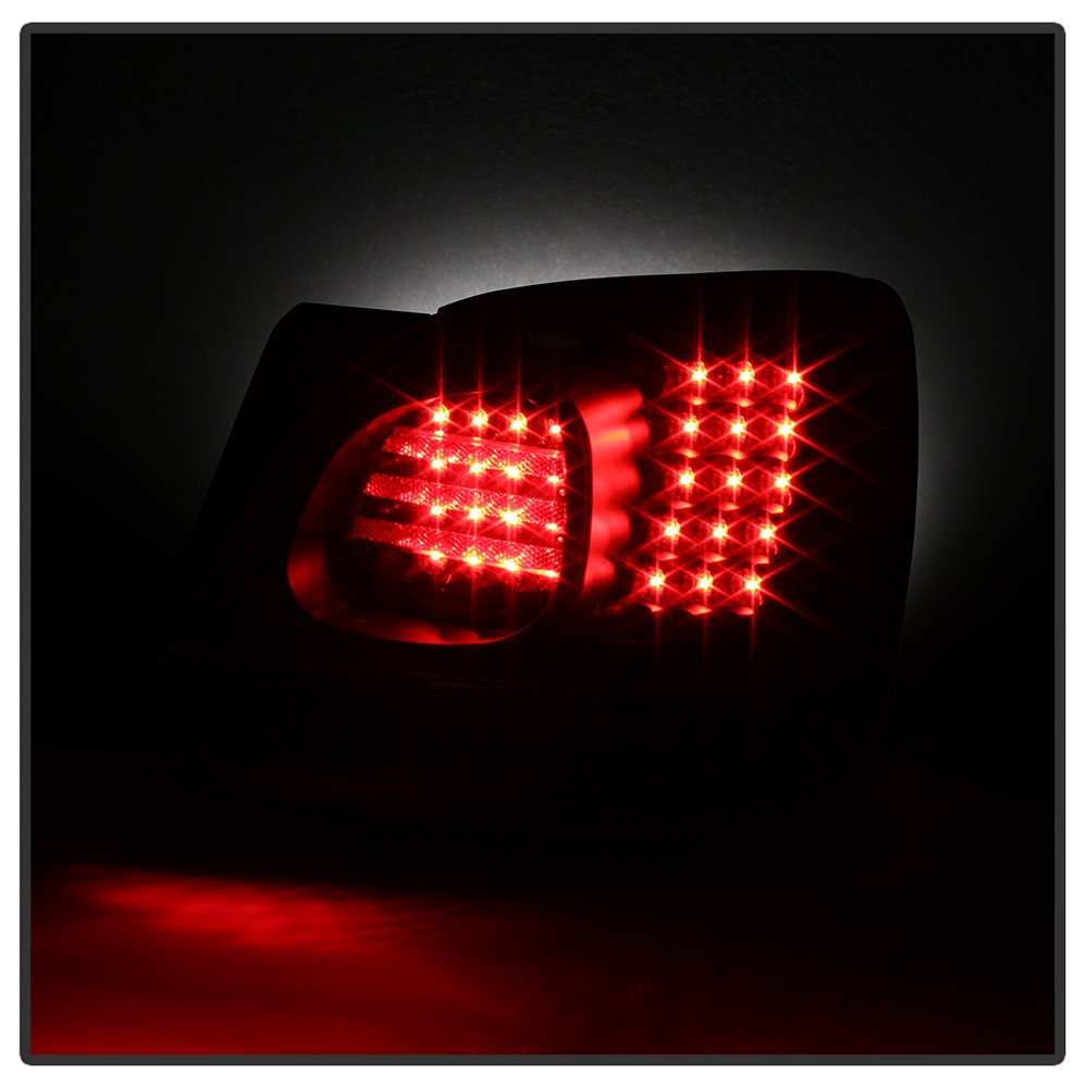 Lexus GS 300/400 98-05 Spyder 5084415 4pcs LED Tail Lights with Trunk Pcs - Black