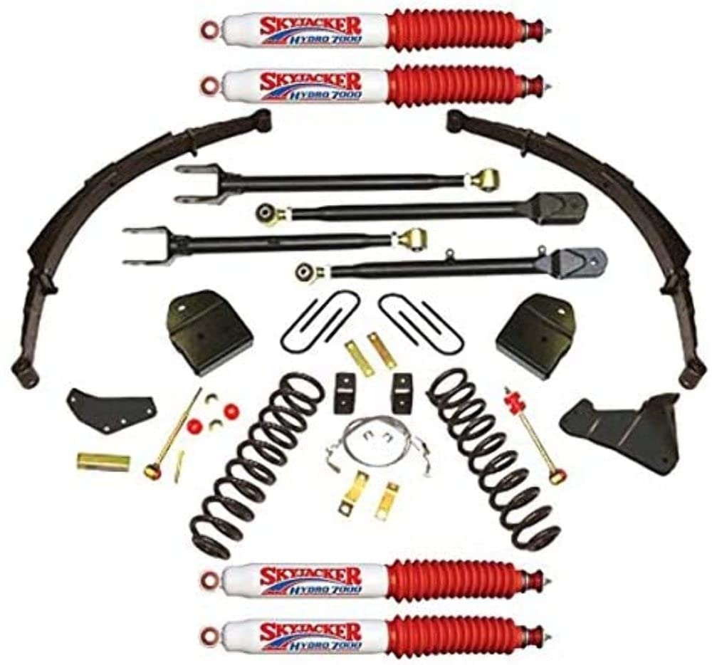 Suspension Lift Kit F54024KS-H Skyjacker w/Shock 4 in. Lift Class II 4-Link Conversion System