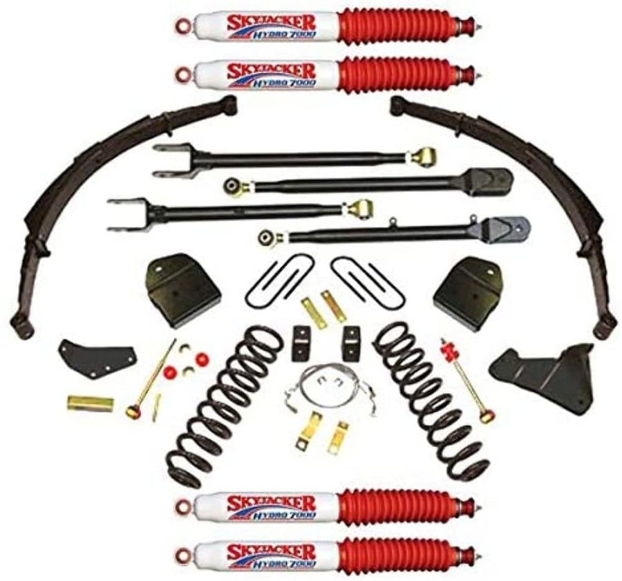 Suspension Lift Kit F54024KS-H Skyjacker w/Shock 4 in. Lift Class II 4-Link Conversion System