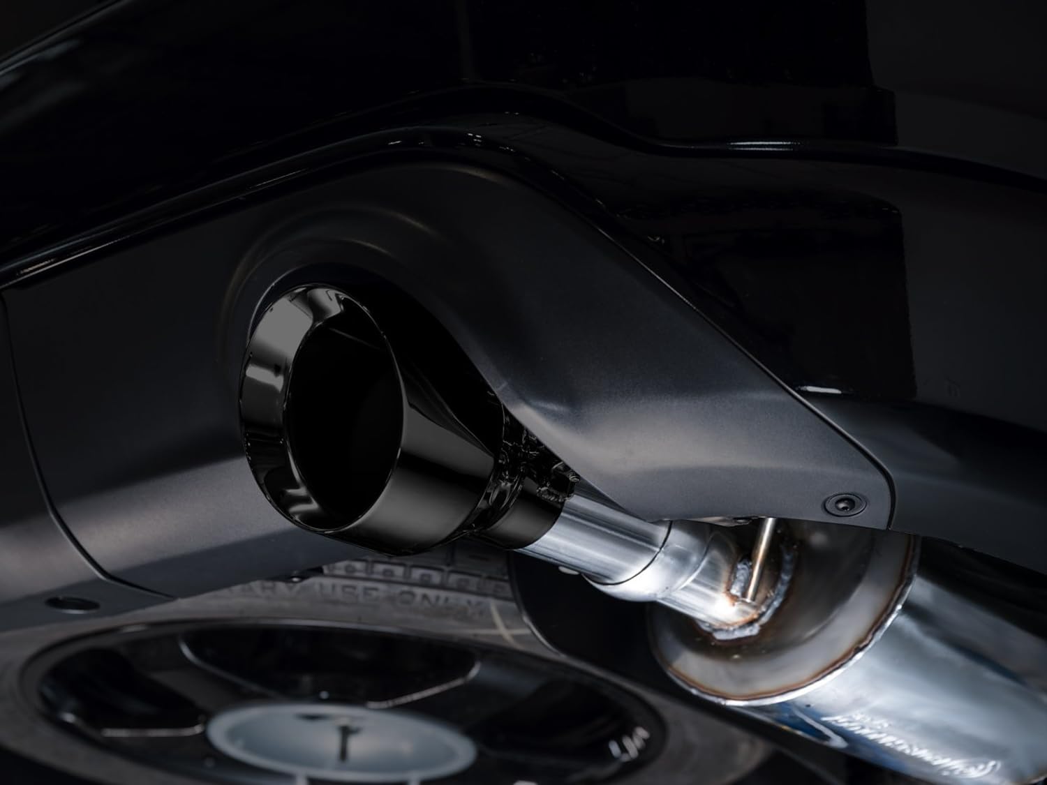 AWE Tuning Cat-Back Touring Exhaust, Black Tips for 2018-2023 Durango 6.4L/6.2L