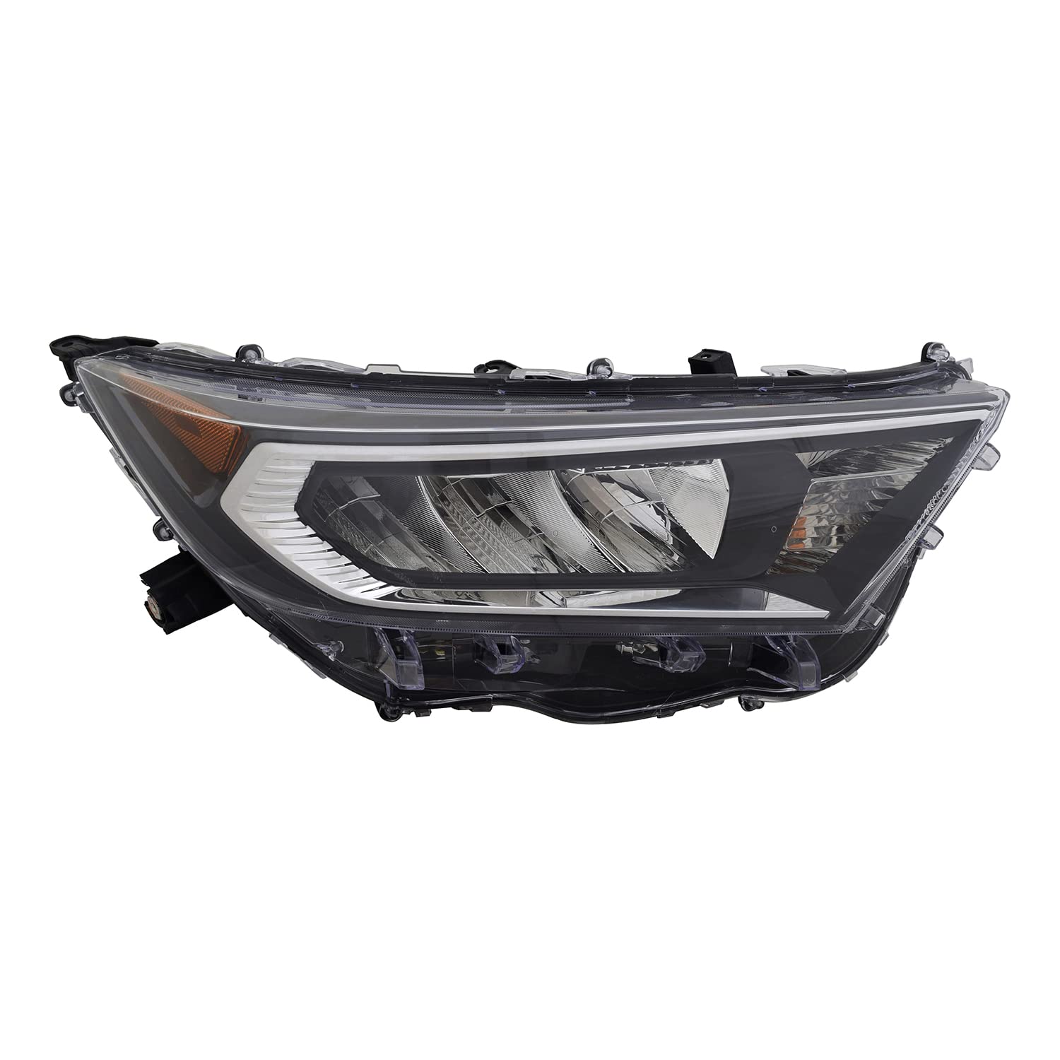 Right TYC Headlight Assembly Compatible with 2019-2021 Toyota Rav4