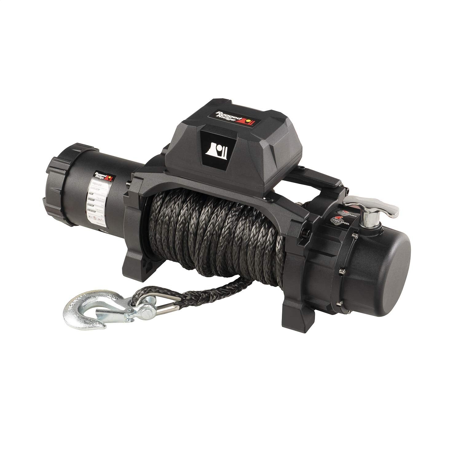 Trekker Winch, Rugged Ridge, 10,000 LBS, Synthetic Rope, IP68 Waterproof, Wireless | 15100.08