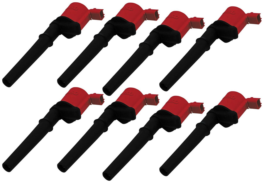 Blaster Series MSD 82448 Ignition Coils, Red, 8-pack