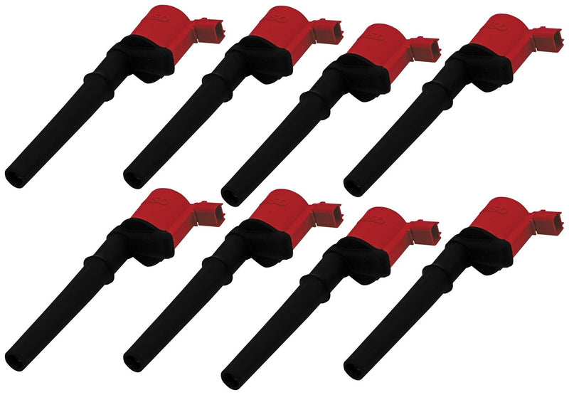 Blaster Series MSD 82448 Ignition Coils, Red, 8-pack
