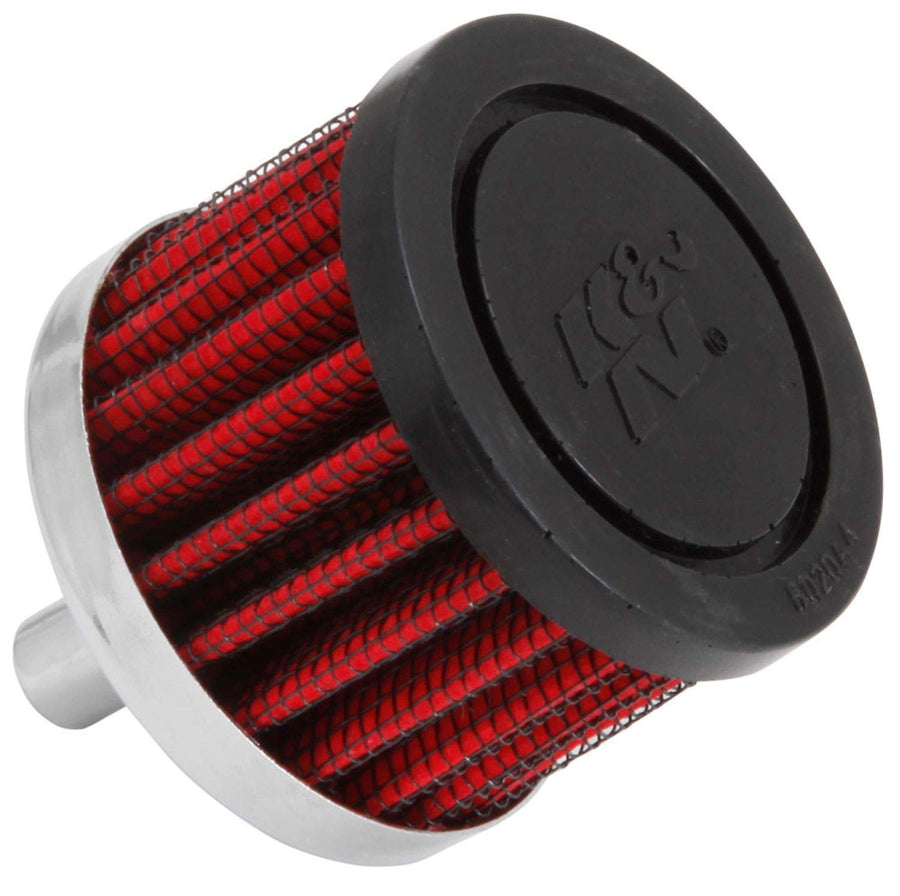 K&N Air Filter/ Breather Vent: High Performance, Premium, Washable, Replacement Engine Filter: Filter Height: 1.5 In, Flange Length: 0.875 In, Shape: Breather, 62-1000